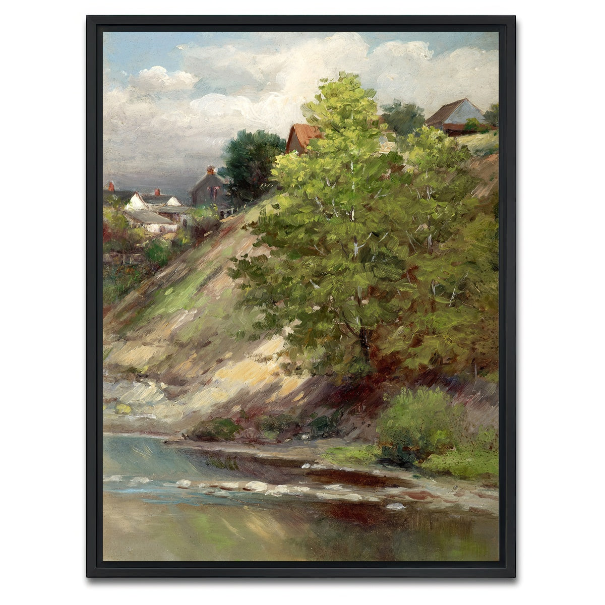 AUTO-MOCKUP WHITE | Riverbank | 1 Piece | Black Framed Canvas | group=3x4