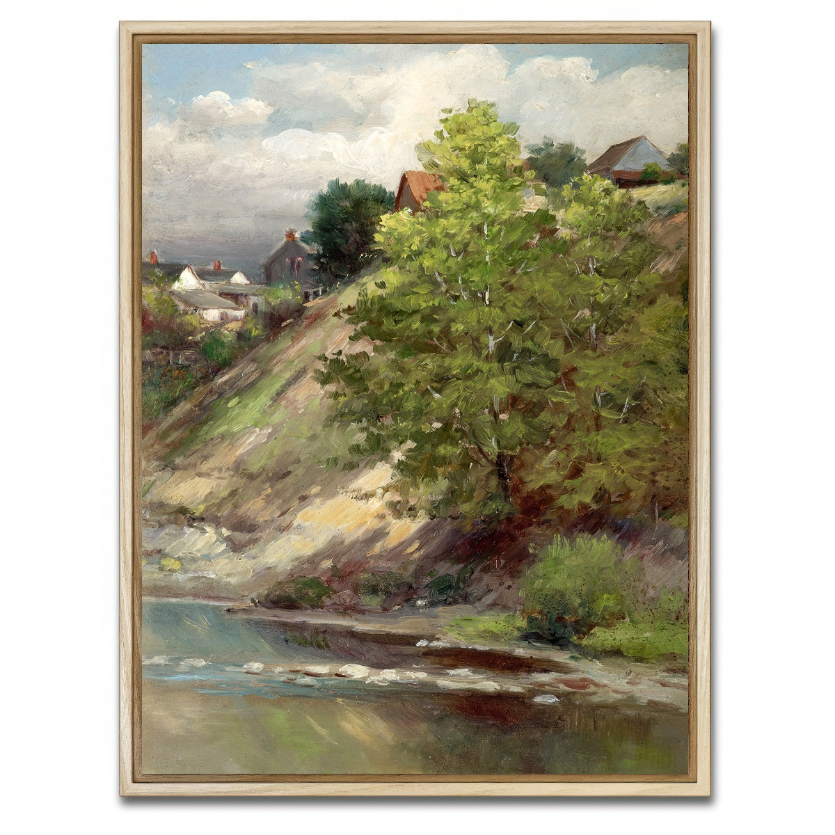 AUTO-MOCKUP WHITE | Riverbank | 1 Piece | Natural Framed Canvas | group=3x4