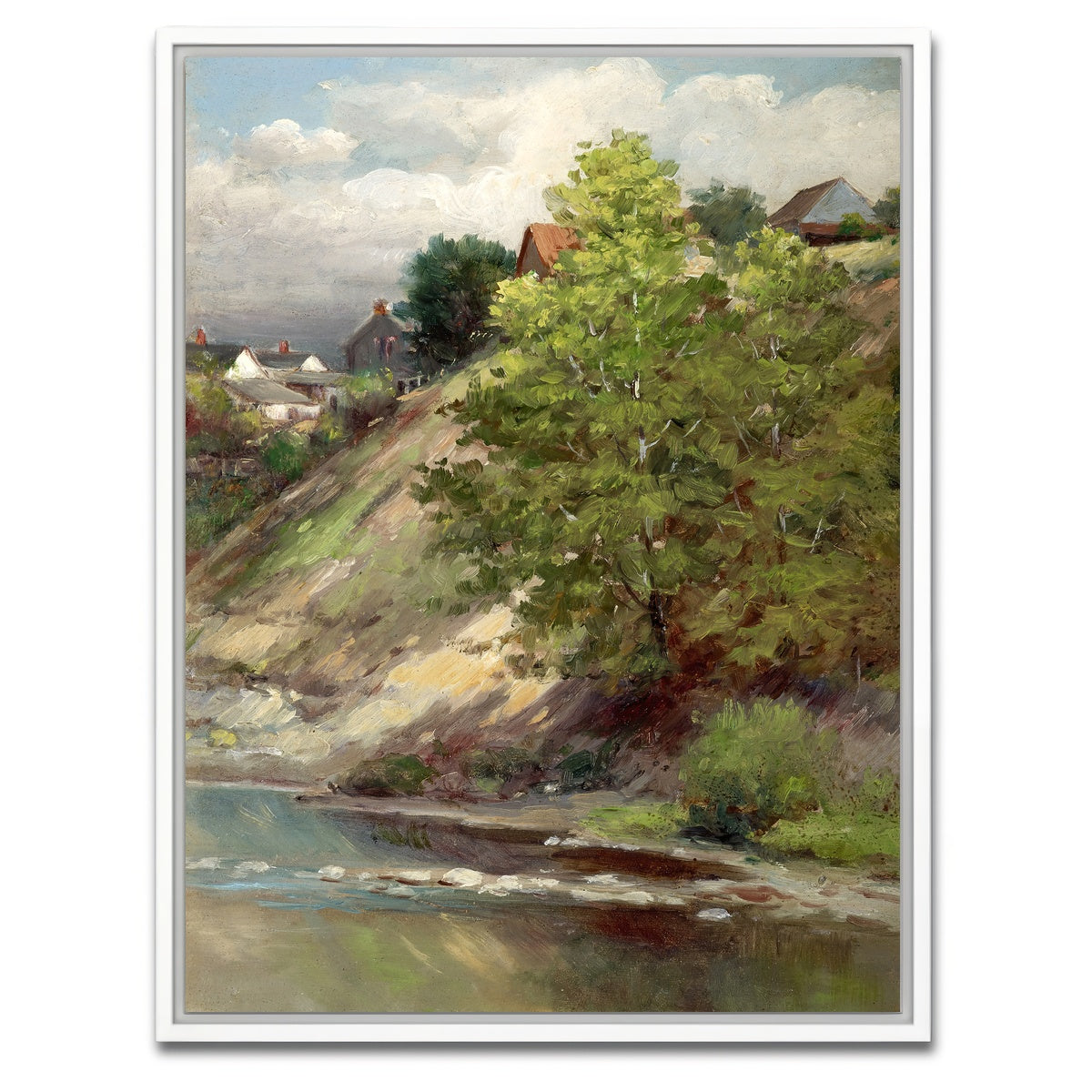 AUTO-MOCKUP WHITE | Riverbank | 1 Piece | White Framed Canvas | group=3x4