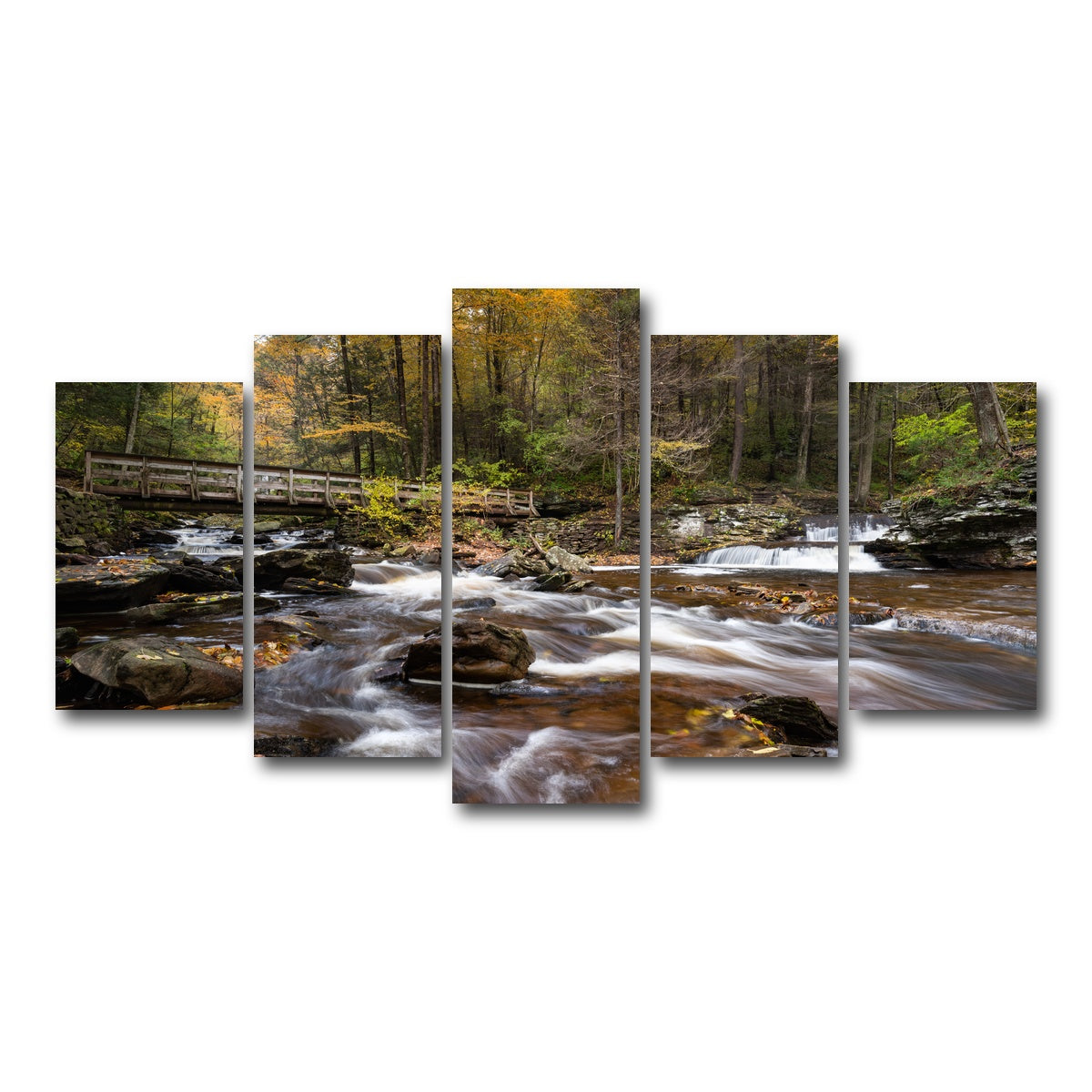 AUTO-MOCKUP WHITE | Rivers Meet | 5 Piece | Gallery Wrap Canvas | group=5_normal