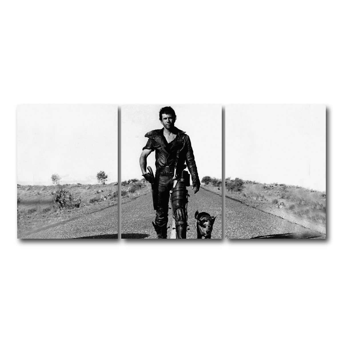 AUTO-MOCKUP WHITE | Road Warrior | 3 Piece | Gallery Wrap Canvas | group=18x24