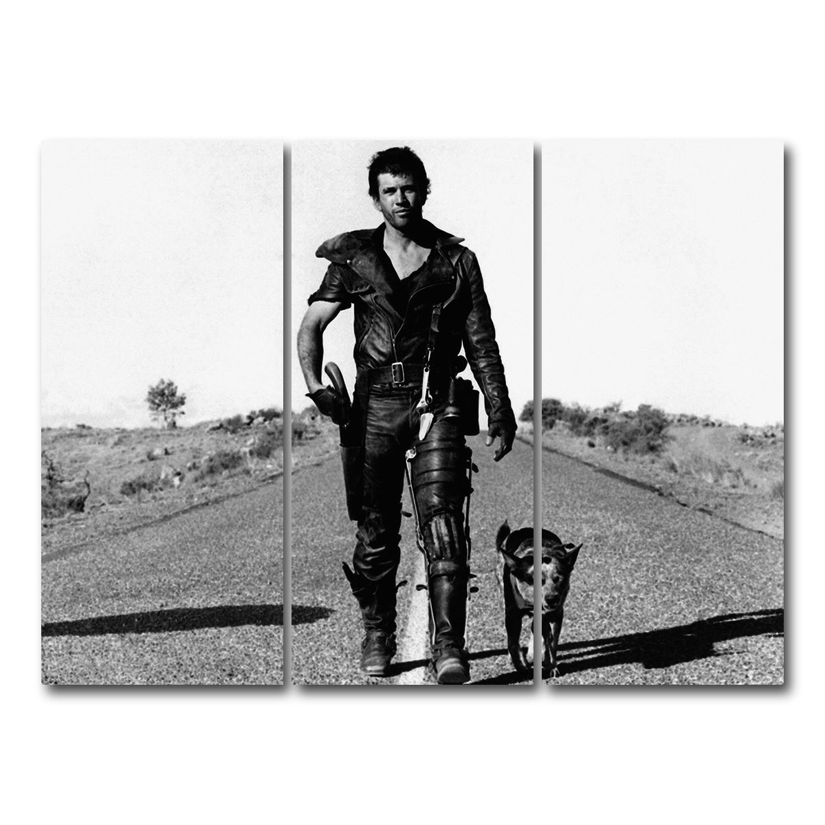 AUTO-MOCKUP WHITE | Road Warrior | 3 Piece | Gallery Wrap Canvas | group=8x18