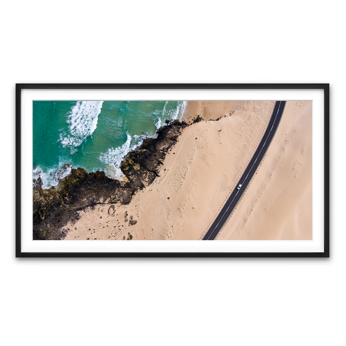 Framed Print 2x1 Black