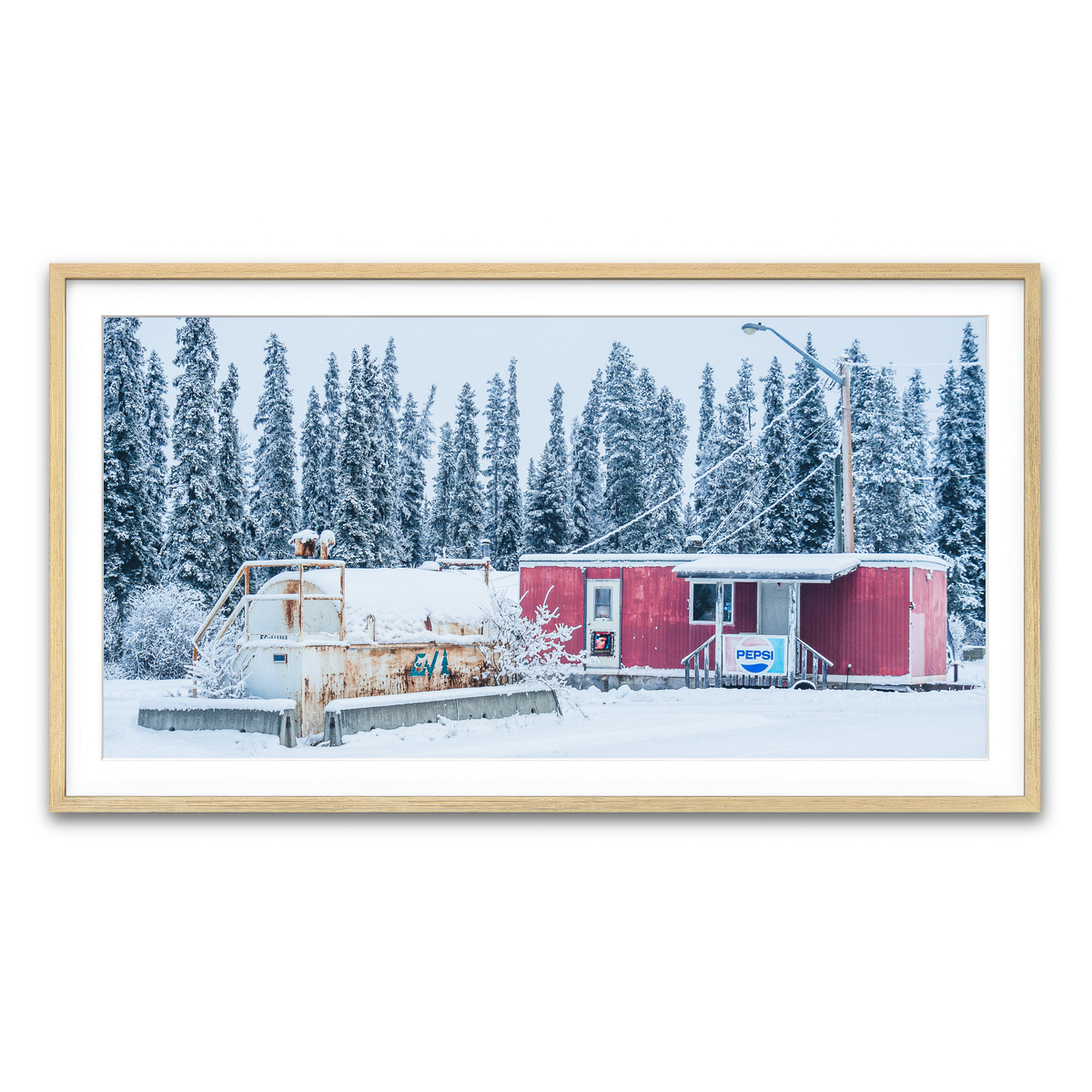 Framed Print 2x1 Natural