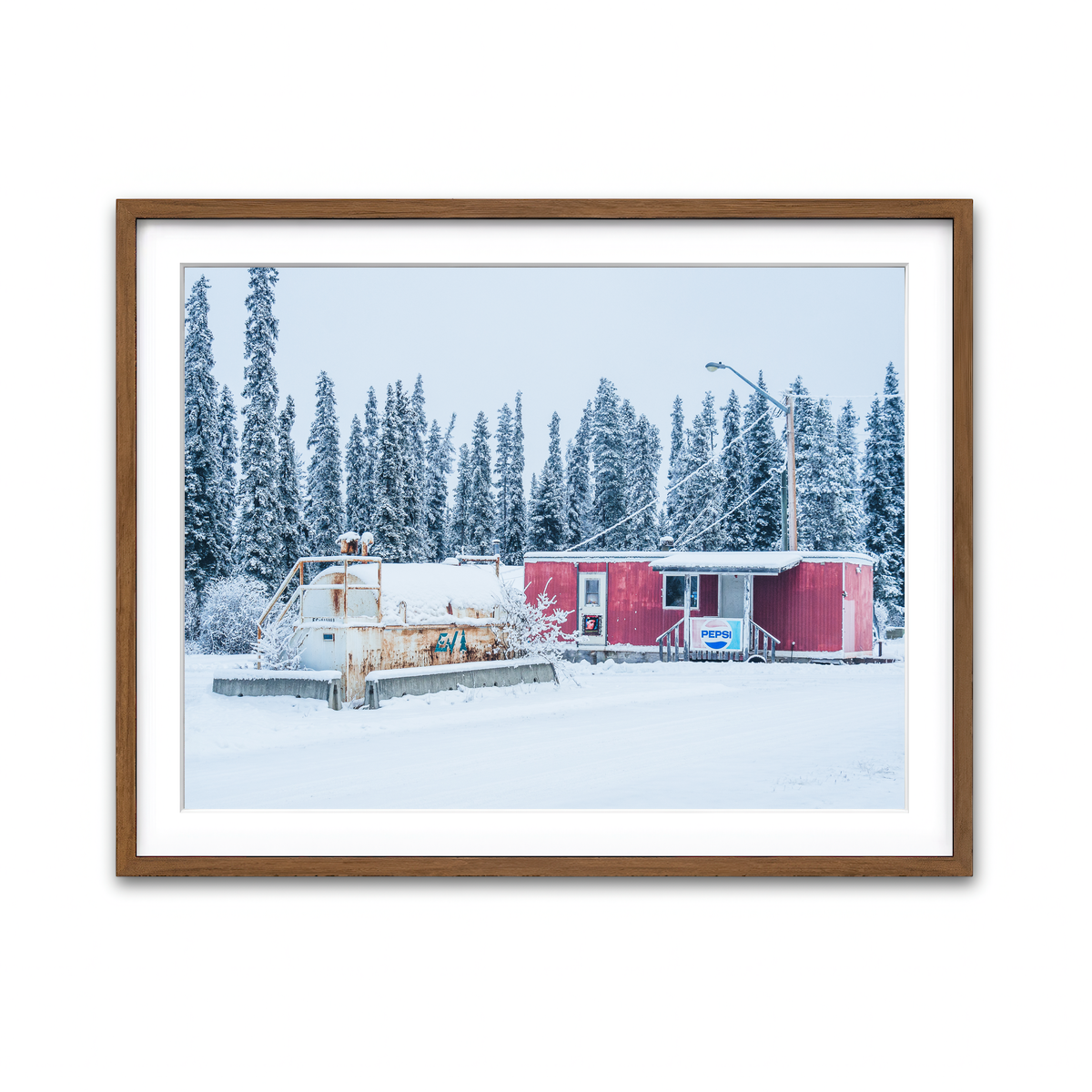 Framed Print 4x3 Walnut
