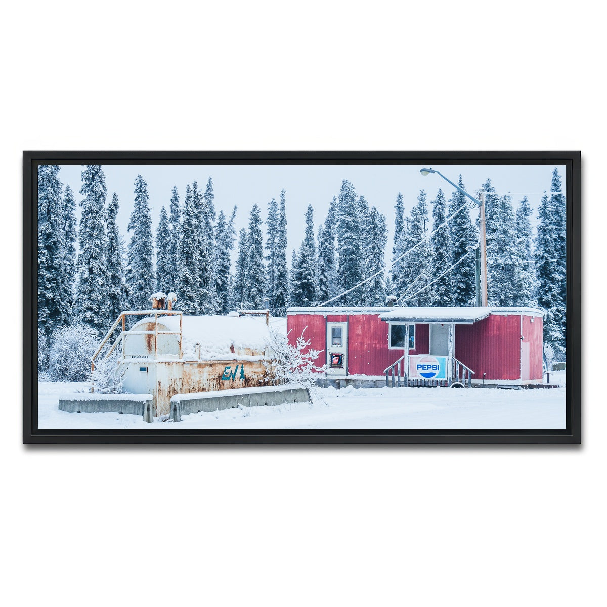 AUTO-MOCKUP WHITE | Roadside Attraction | 1 Piece | Black Framed Canvas | group=2x1