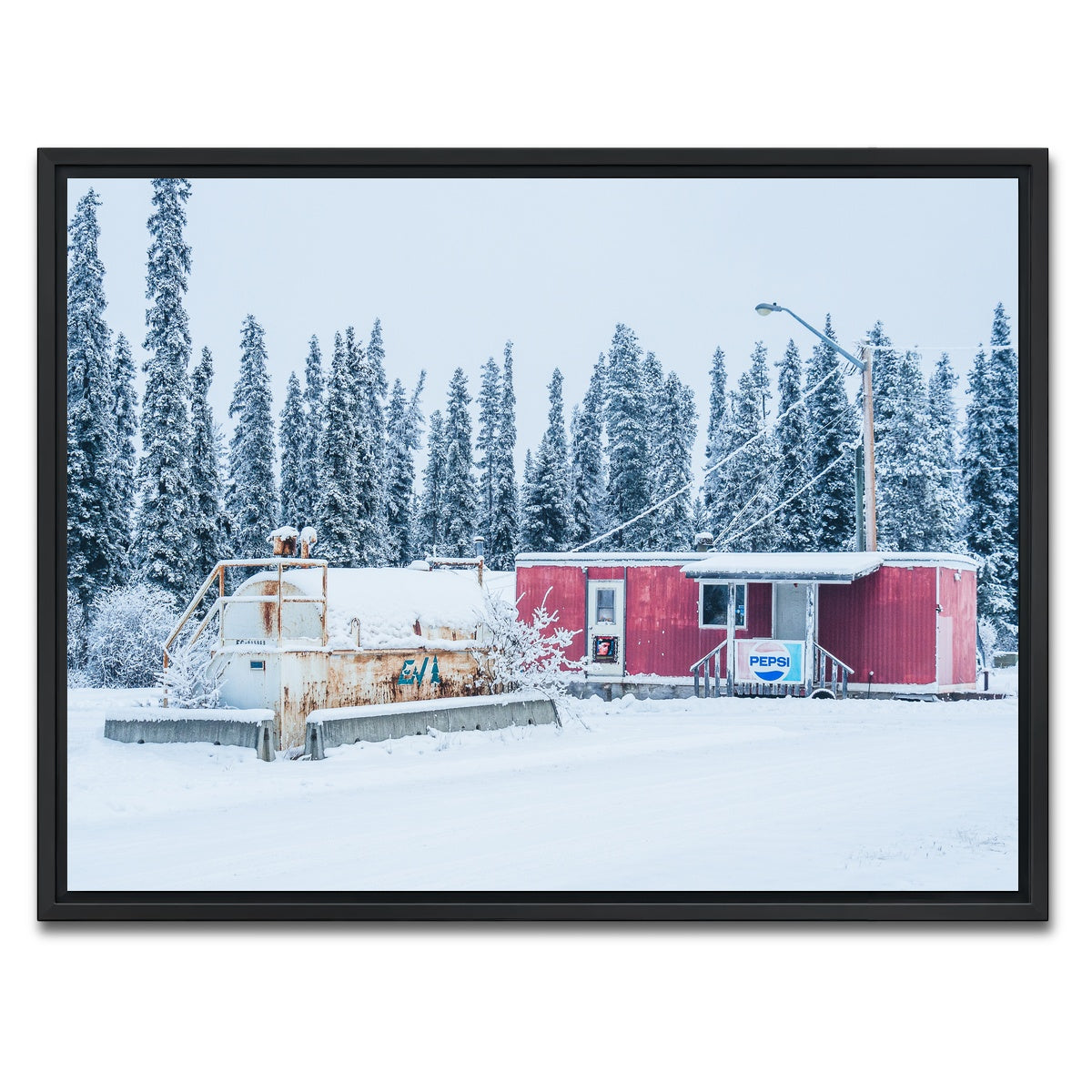 AUTO-MOCKUP WHITE | Roadside Attraction | 1 Piece | Black Framed Canvas | group=4x3