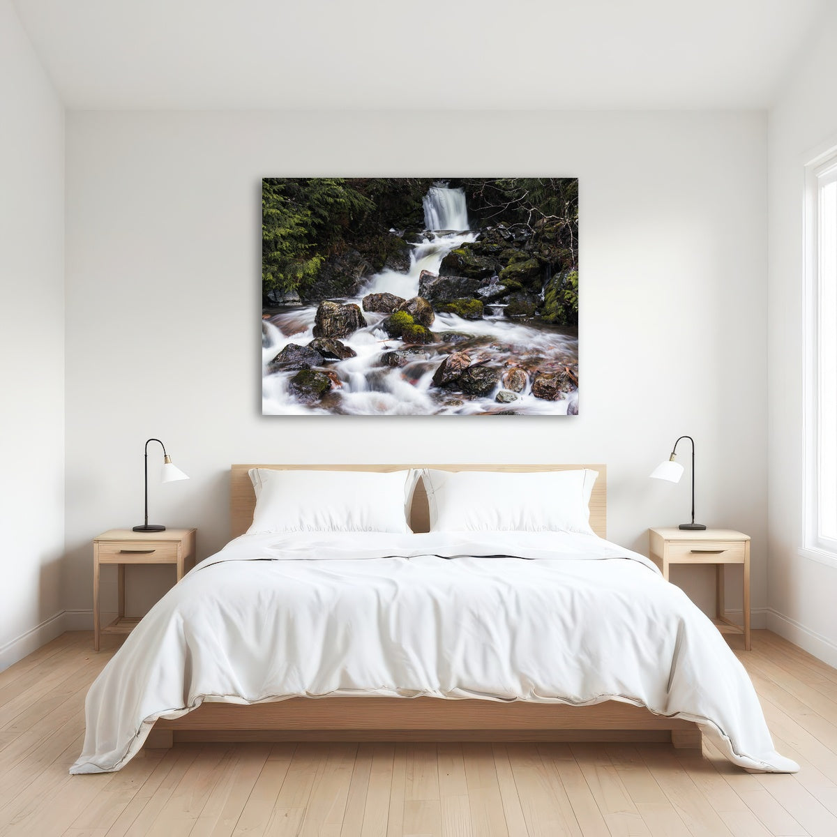 AUTO-MOCKUP ROOM | Roadside Waterfalls