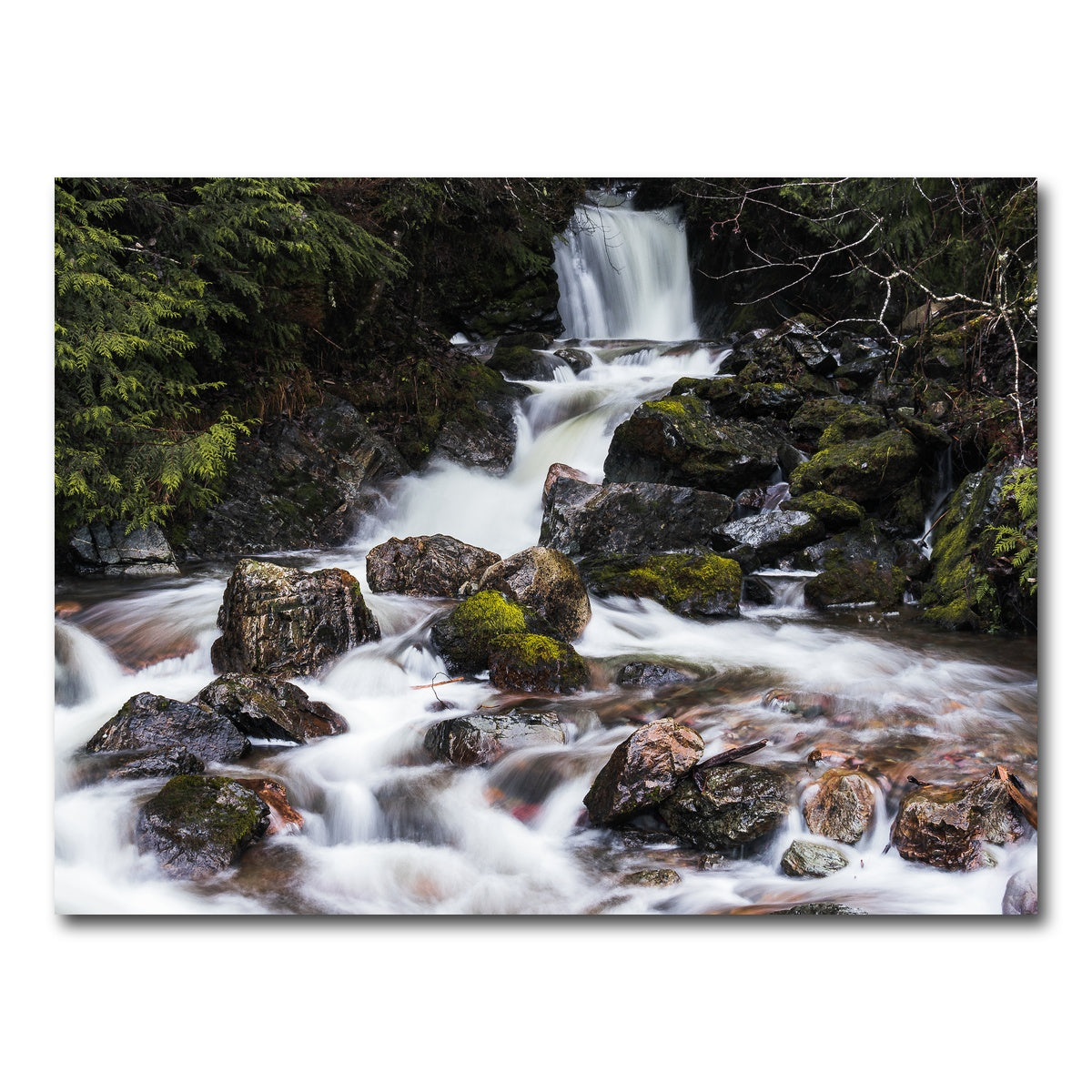 AUTO-MOCKUP WHITE | Roadside Waterfalls | 1 Piece | Gallery Wrap Canvas | group=4x3
