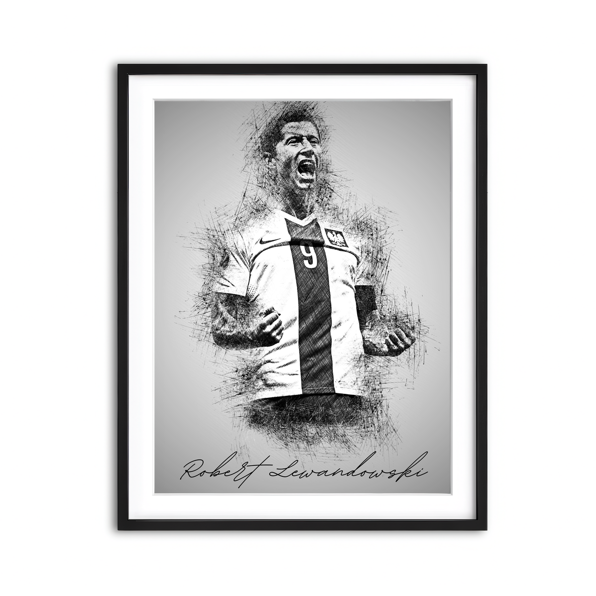 Framed Print 3x4 Black