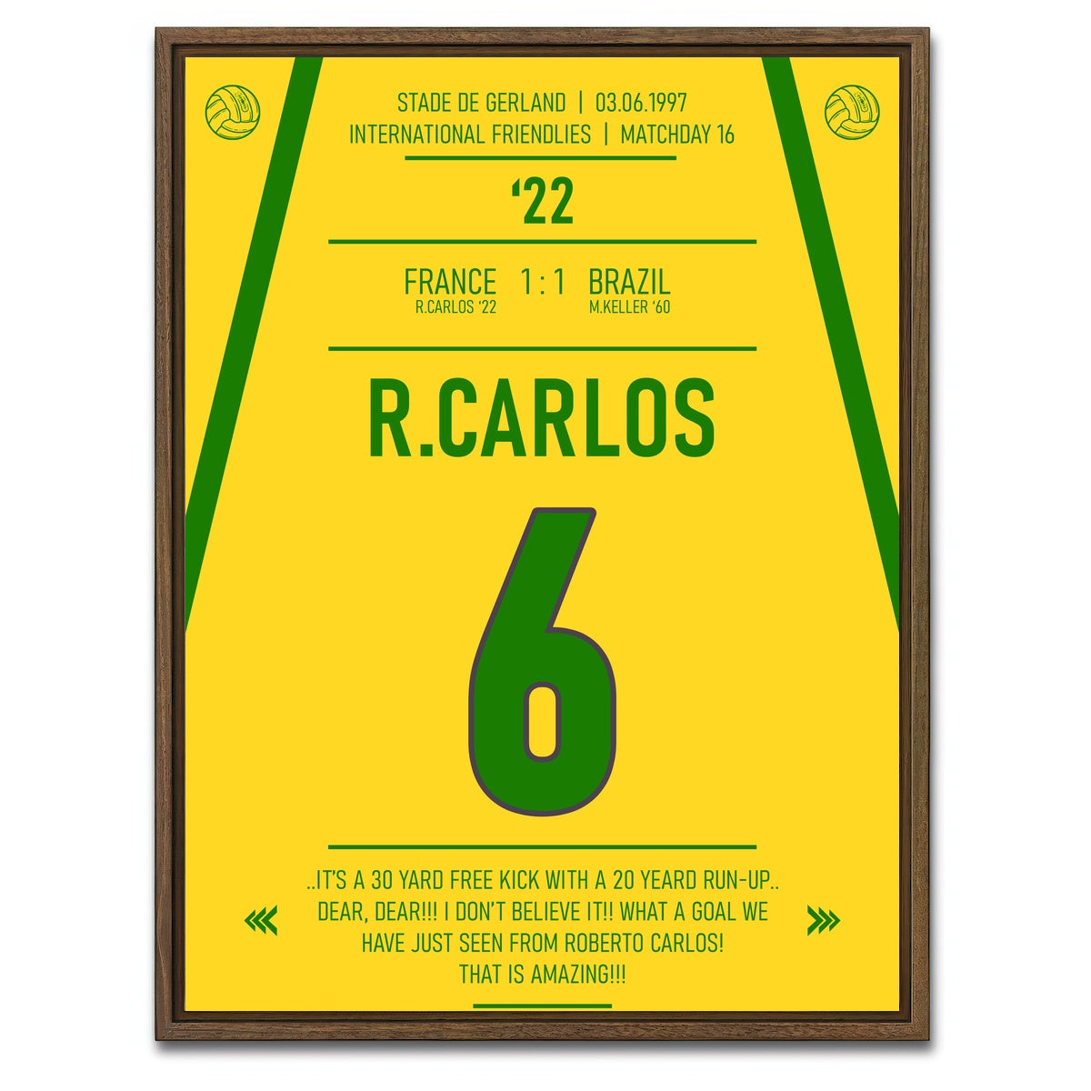 AUTO-MOCKUP WHITE | Roberto Carlos | 1 Piece | Walnut Framed Canvas | group=3x4
