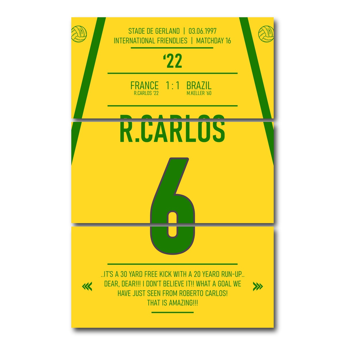 AUTO-MOCKUP WHITE | Roberto Carlos | 3 Piece | Gallery Wrap Canvas | group=12x24_stacked