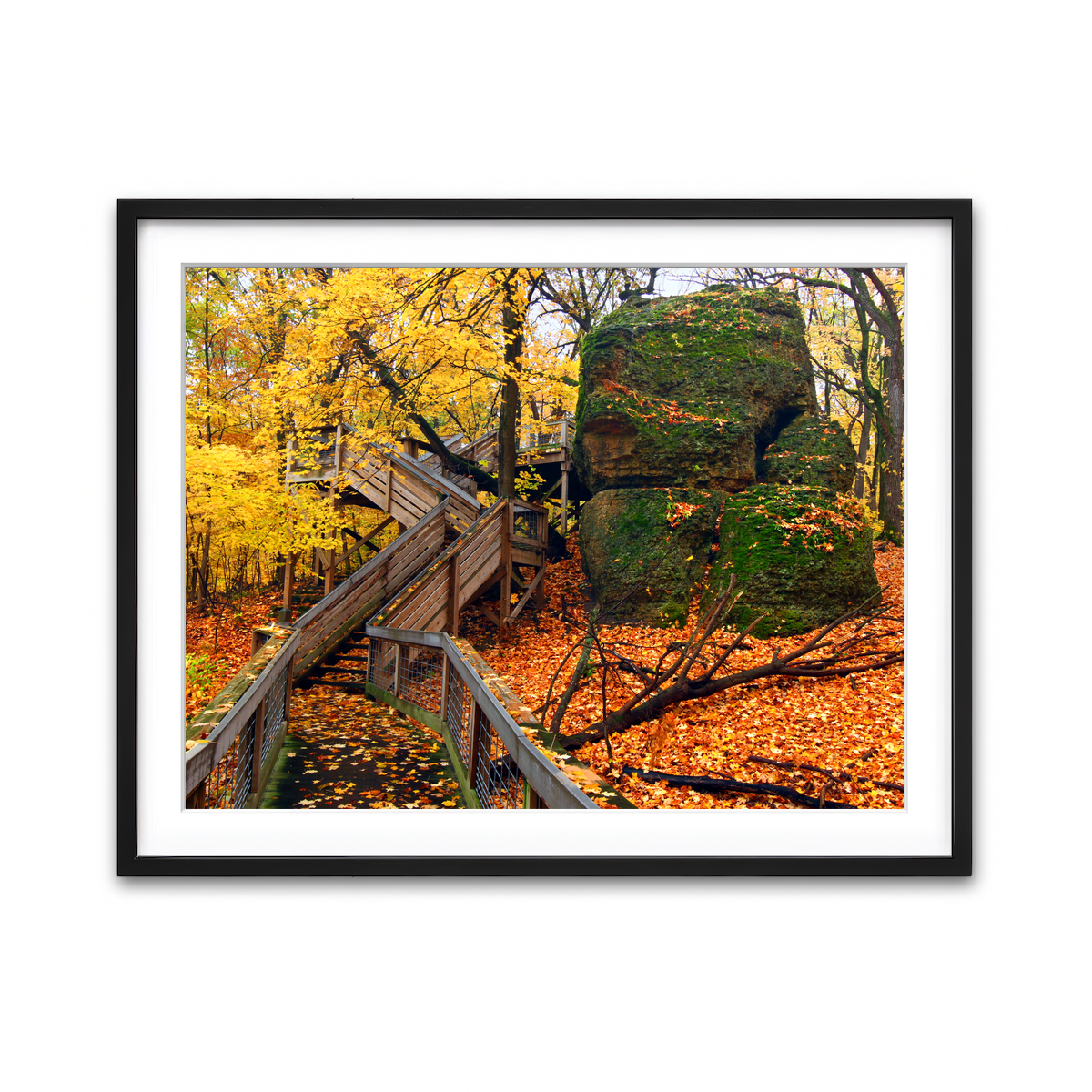 Framed Print 4x3 Black