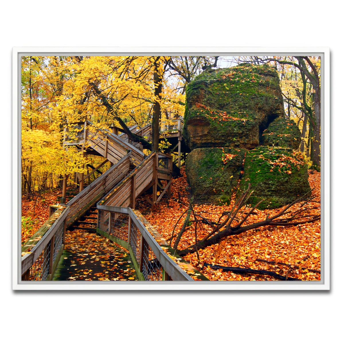AUTO-MOCKUP WHITE | Rock Cut State Park | 1 Piece | White Framed Canvas | group=4x3
