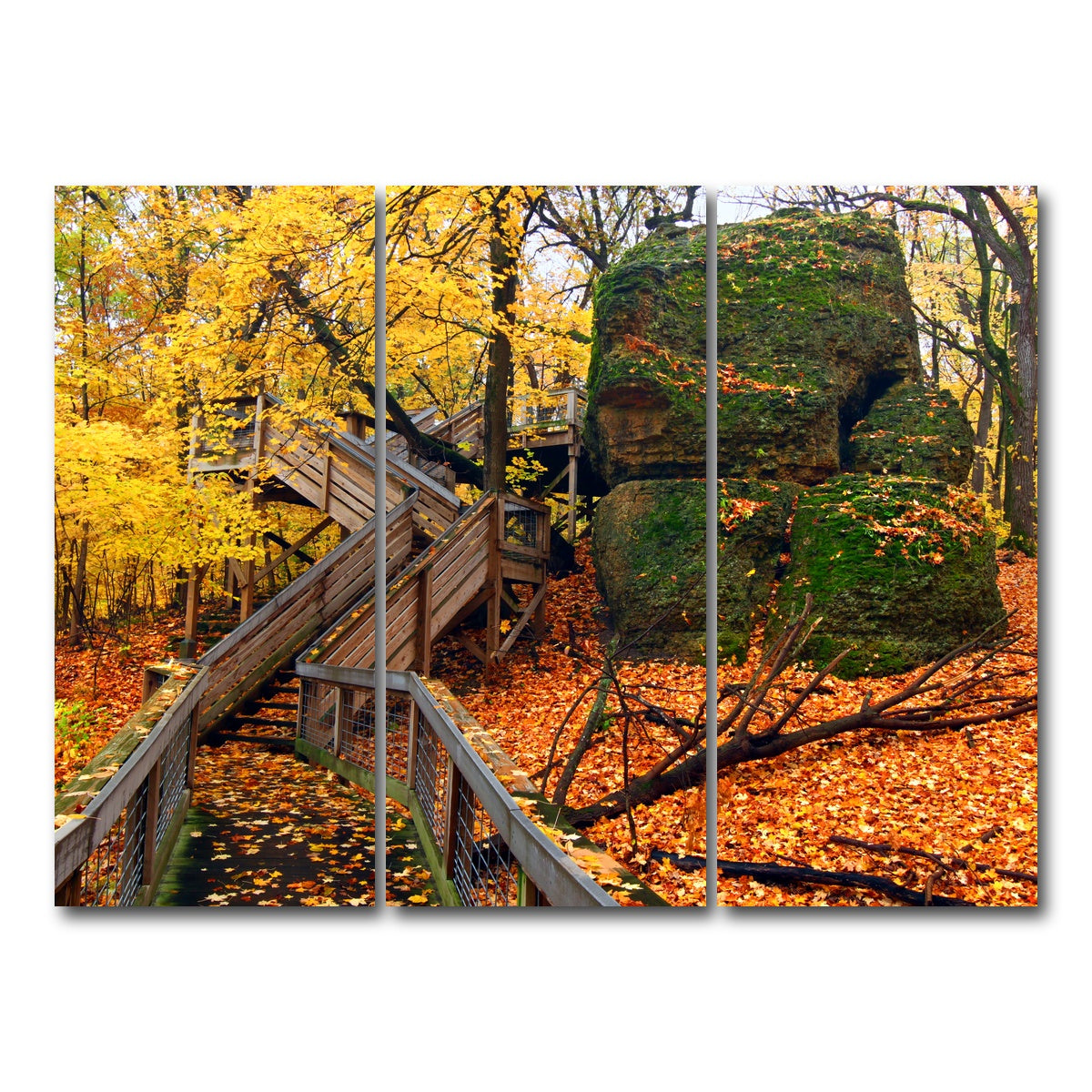 AUTO-MOCKUP WHITE | Rock Cut State Park | 3 Piece | Gallery Wrap Canvas | group=8x18