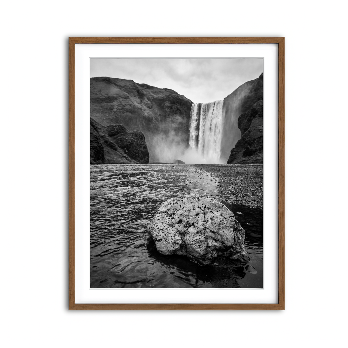 Framed Print 3x4 Walnut