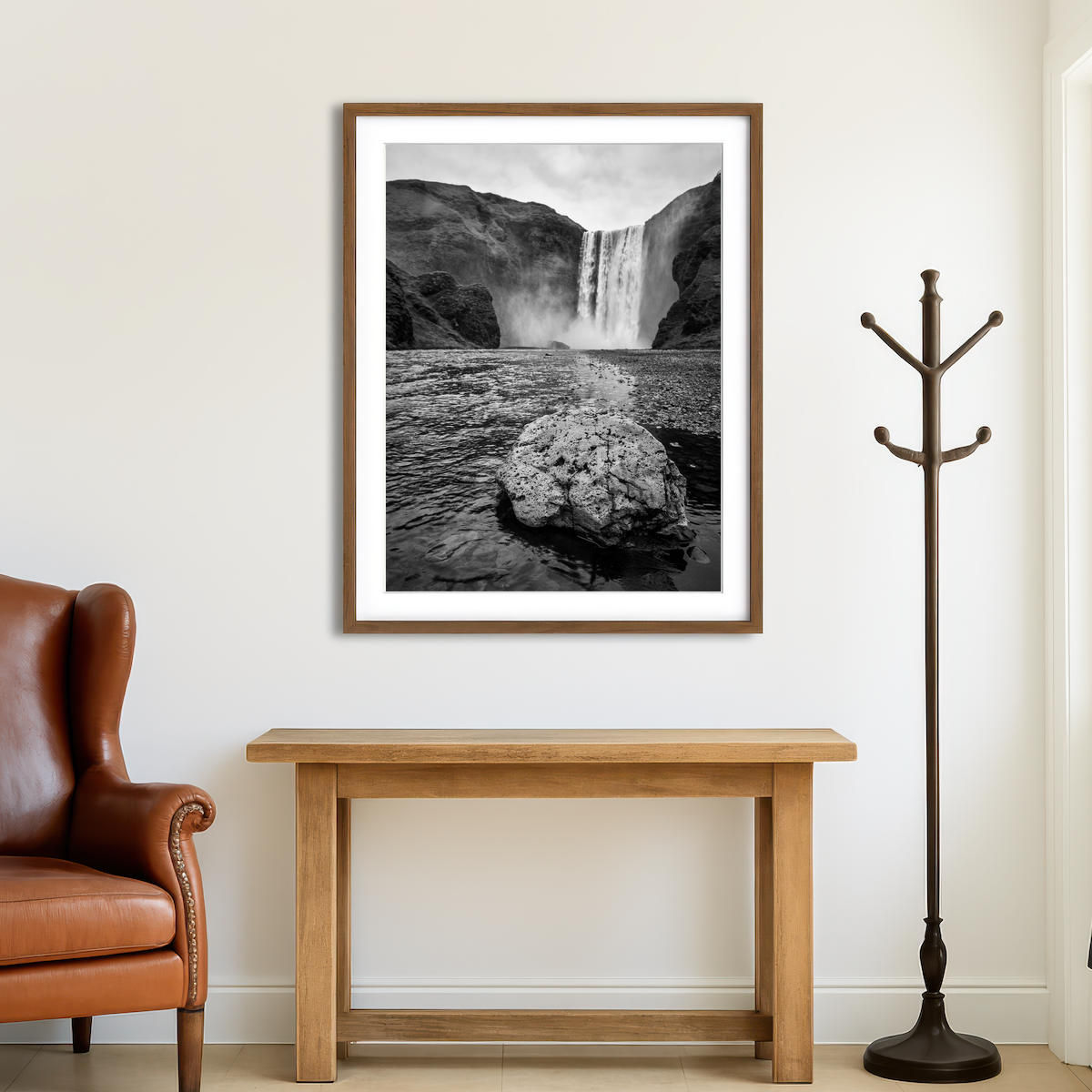AUTO-MOCKUP ROOM | Rock Fall Wall Art