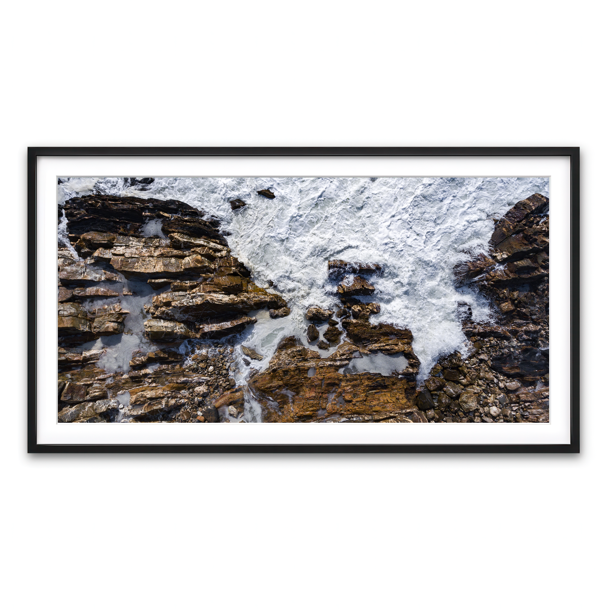 Framed Print 2x1 Black