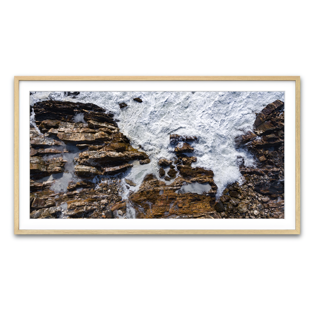 Framed Print 2x1 Natural