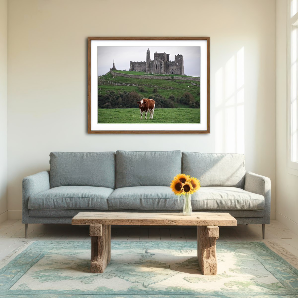 AUTO-MOCKUP ROOM | Rock of Cashel, Ireland Wall Art