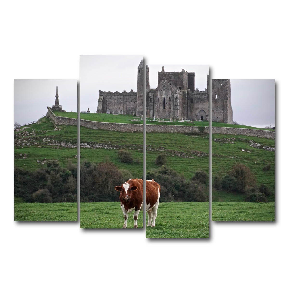 AUTO-MOCKUP WHITE | Rock of Cashel, Ireland | 4 Piece | Gallery Wrap Canvas | group=4_normal