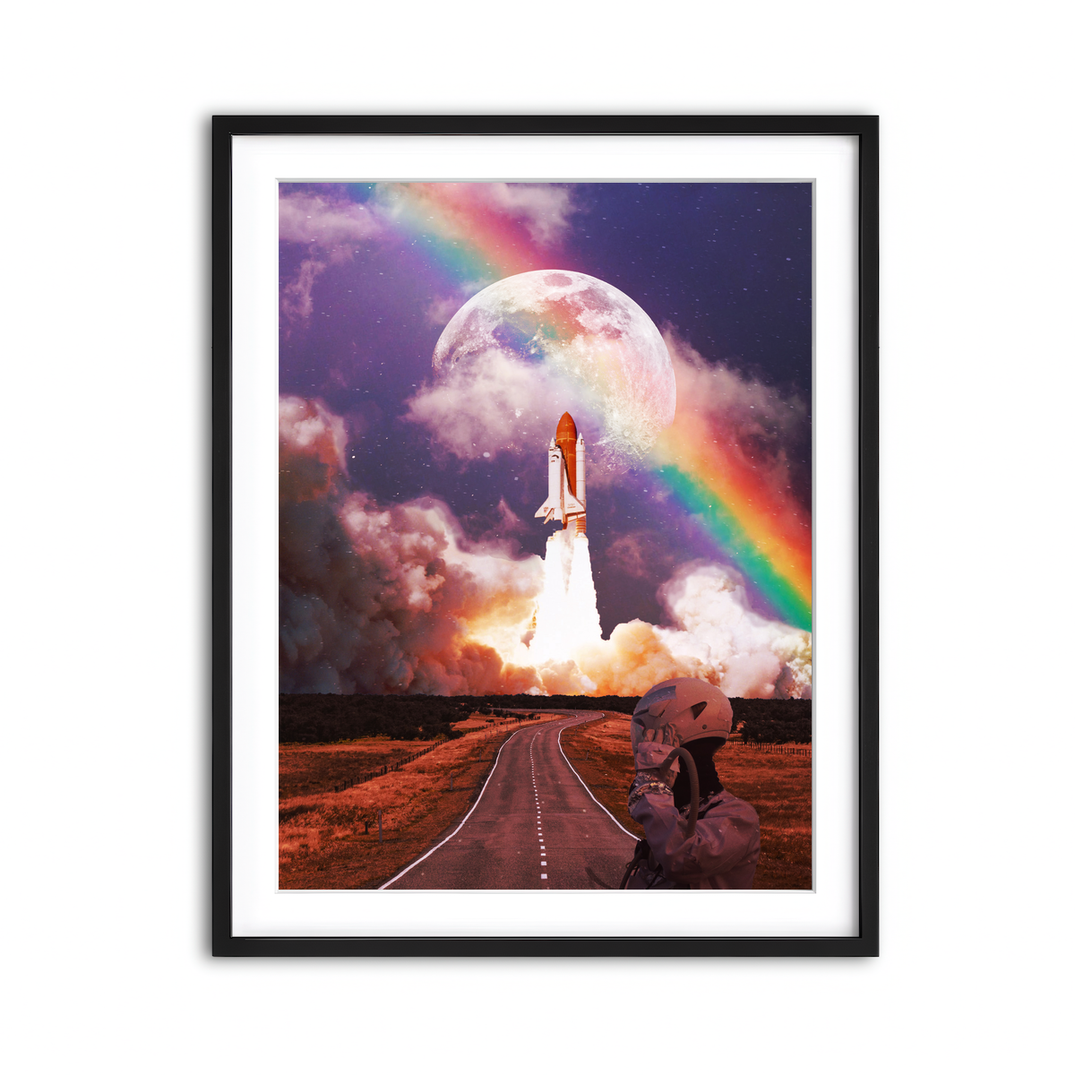 Framed Print 3x4 Black