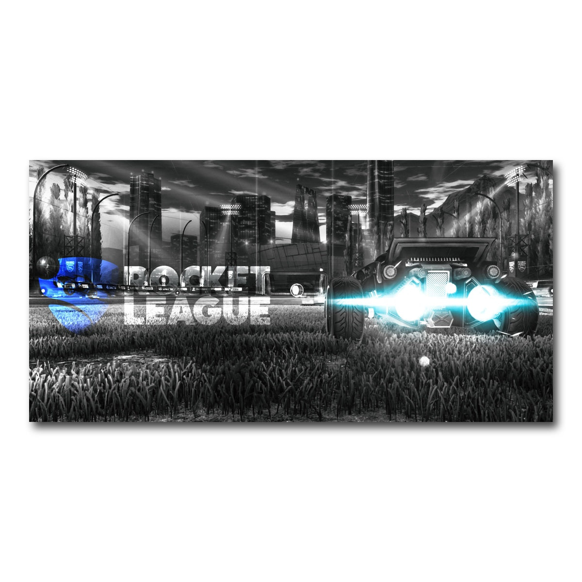 AUTO-MOCKUP WHITE | Rocket League | 1 Piece | Gallery Wrap Canvas | group=2x1