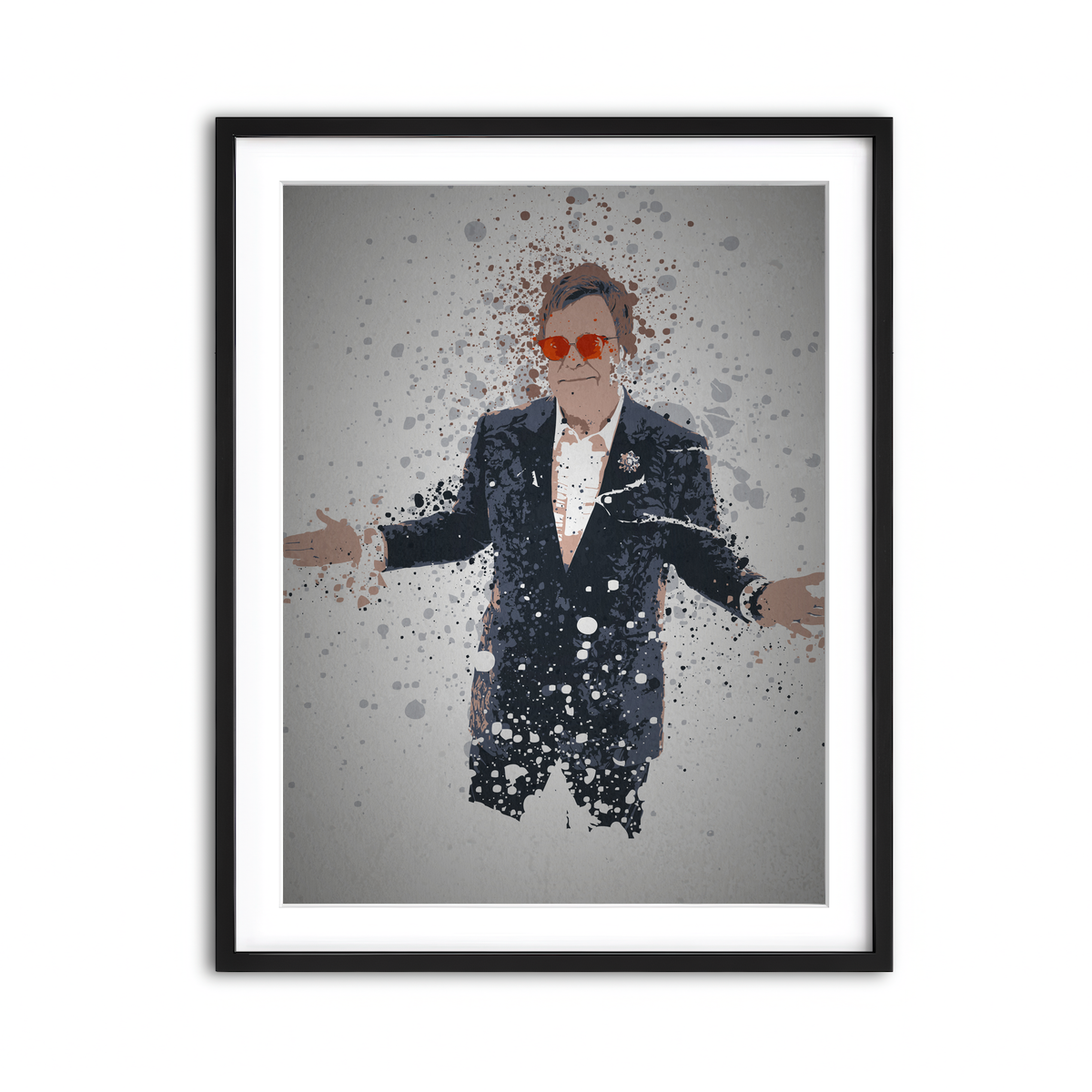 Framed Print 3x4 Black