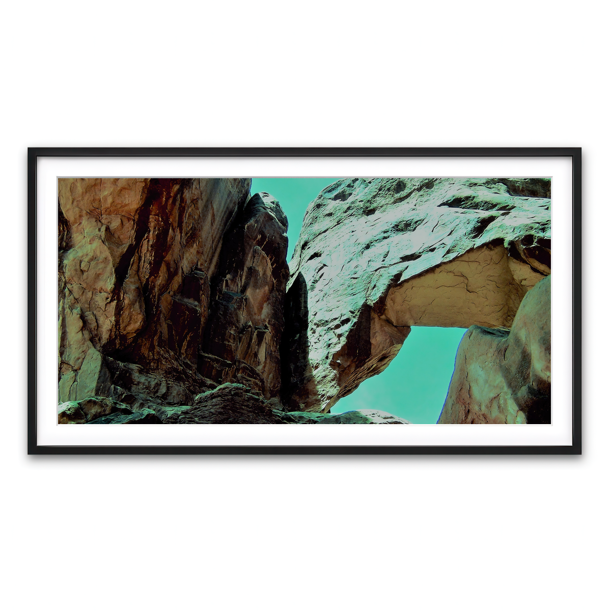 Framed Print 2x1 Black