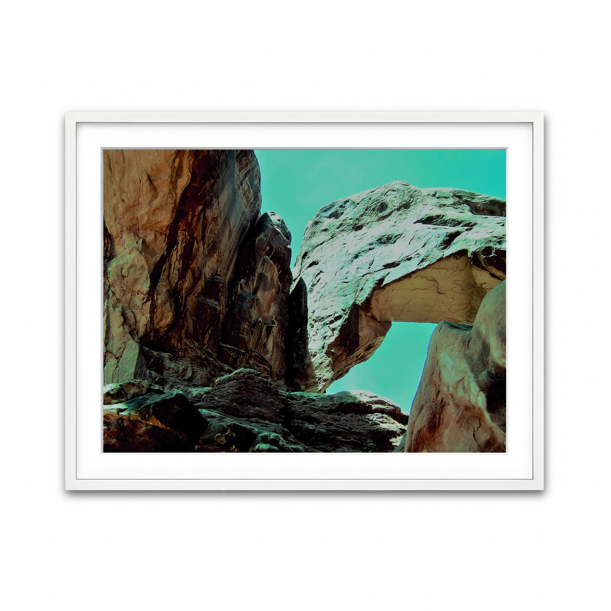 Framed Print 4x3 White