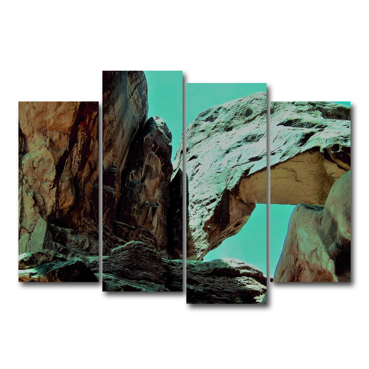AUTO-MOCKUP WHITE | Rocky Arch | 4 Piece | Gallery Wrap Canvas | group=4_normal