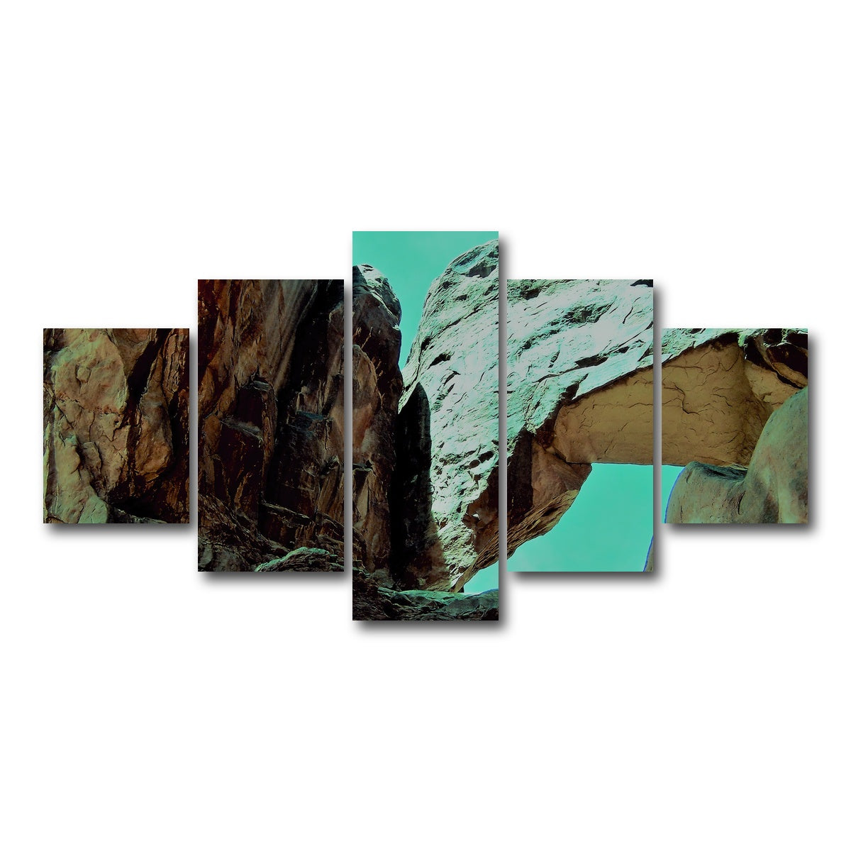 AUTO-MOCKUP WHITE | Rocky Arch | 5 Piece | Gallery Wrap Canvas | group=5_short