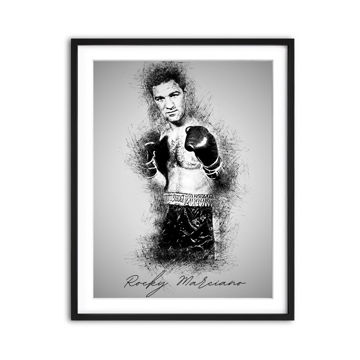 Framed Print 3x4 Black