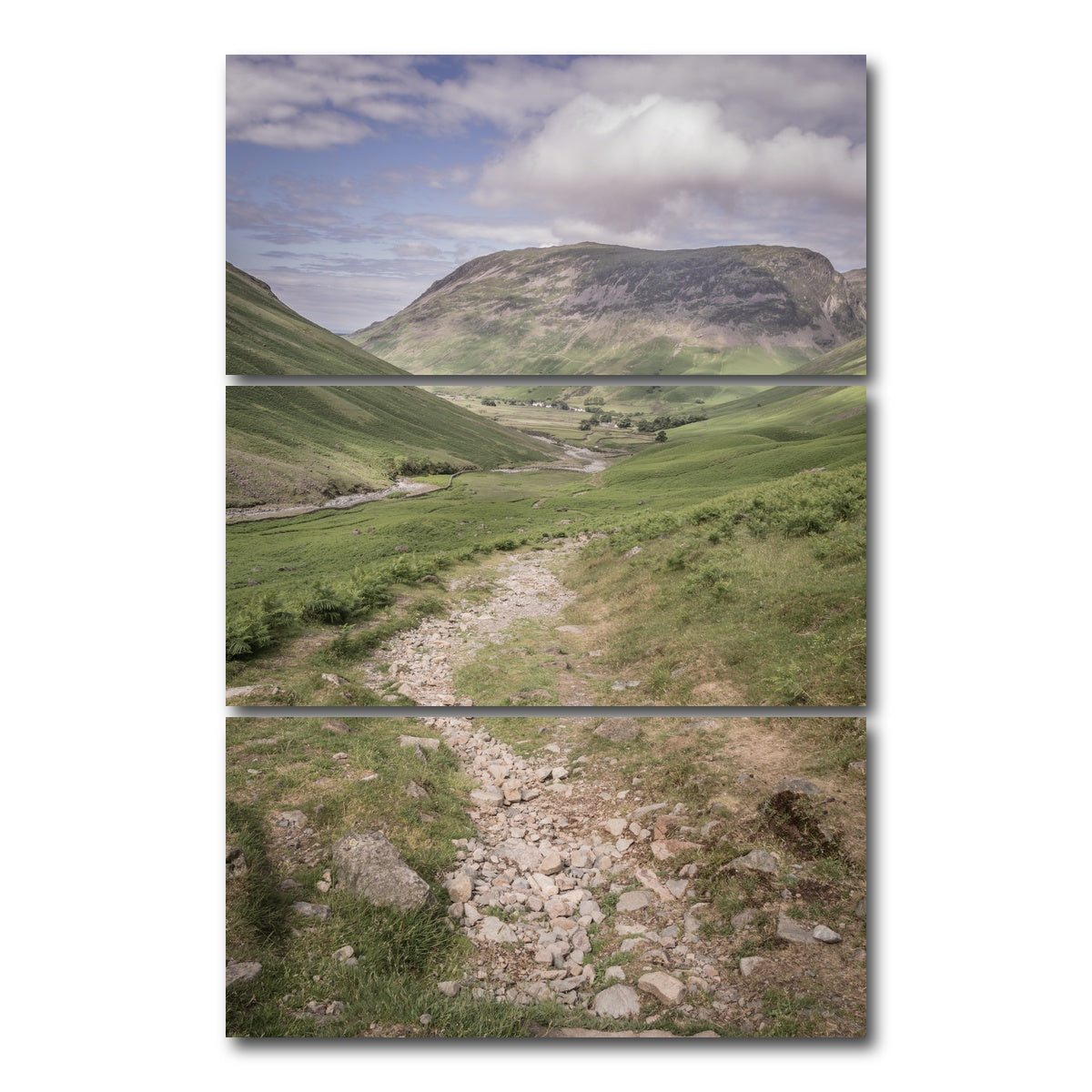 AUTO-MOCKUP WHITE | Rocky Path | 3 Piece | Gallery Wrap Canvas | group=12x24_stacked