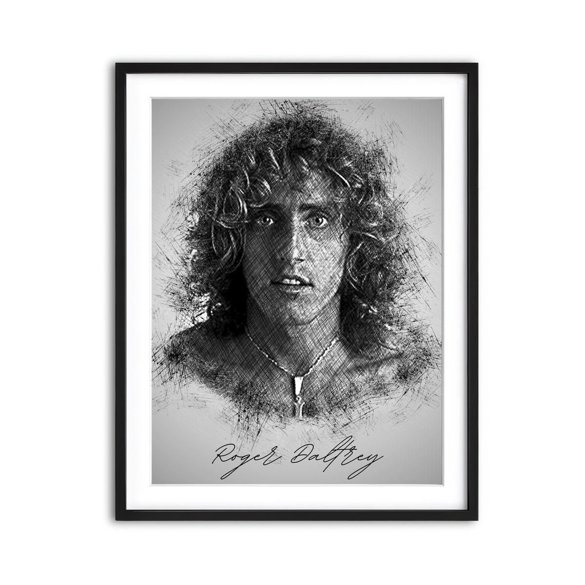 Framed Print 3x4 Black