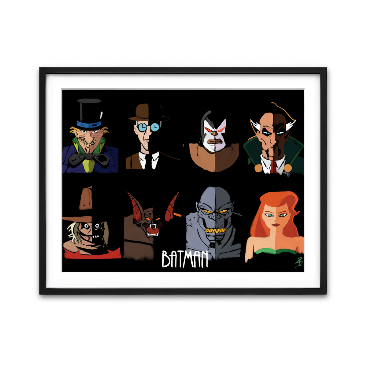 Framed Print 4x3 Black