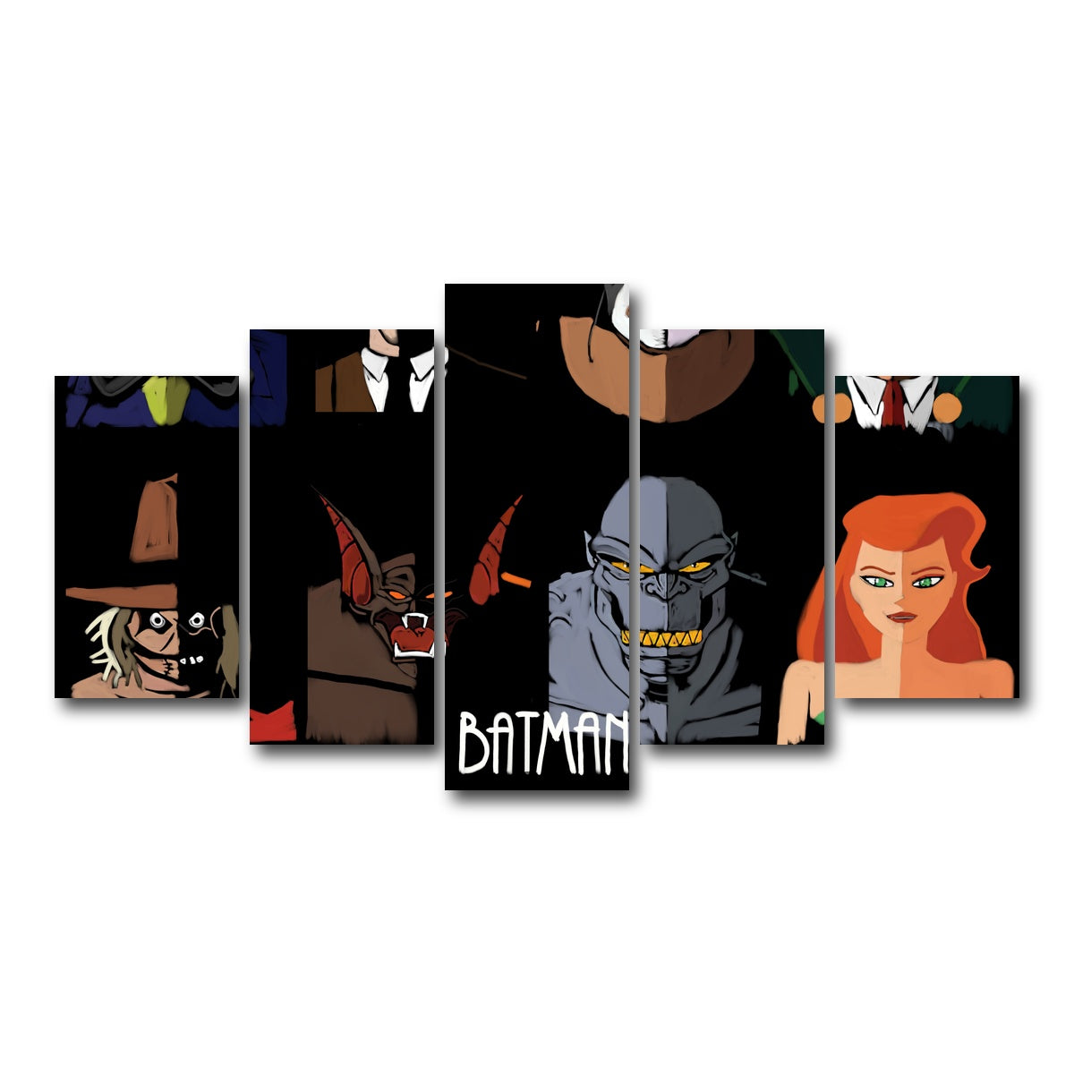 AUTO-MOCKUP WHITE | Rogues 2 | 5 Piece | Gallery Wrap Canvas | group=5_normal