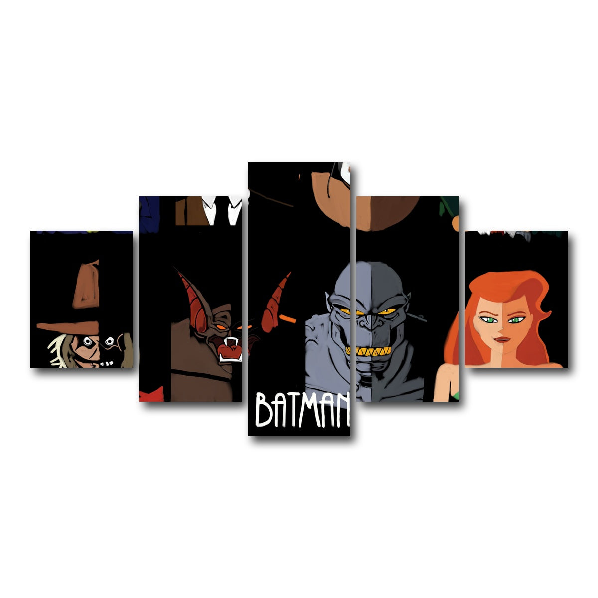 AUTO-MOCKUP WHITE | Rogues 2 | 5 Piece | Gallery Wrap Canvas | group=5_short