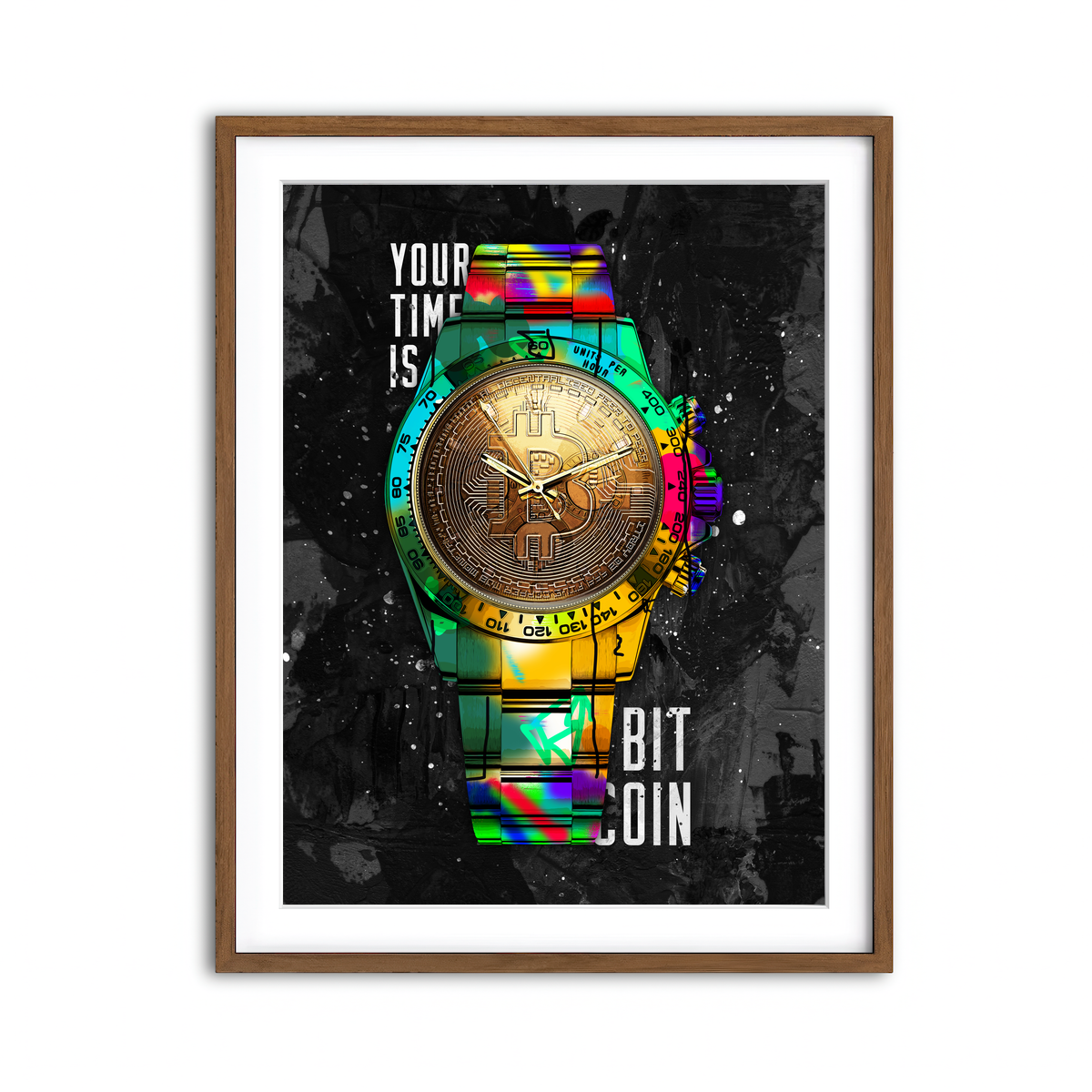 Framed Print 3x4 Walnut