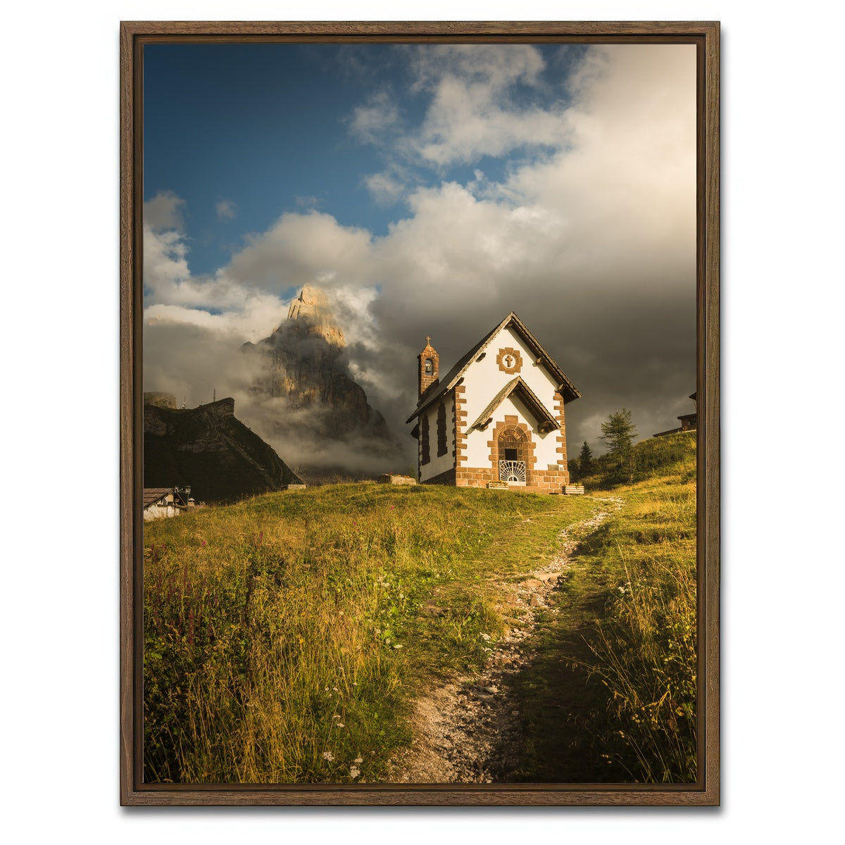 AUTO-MOCKUP WHITE | Rolle Pass | 1 Piece | Walnut Framed Canvas | group=3x4