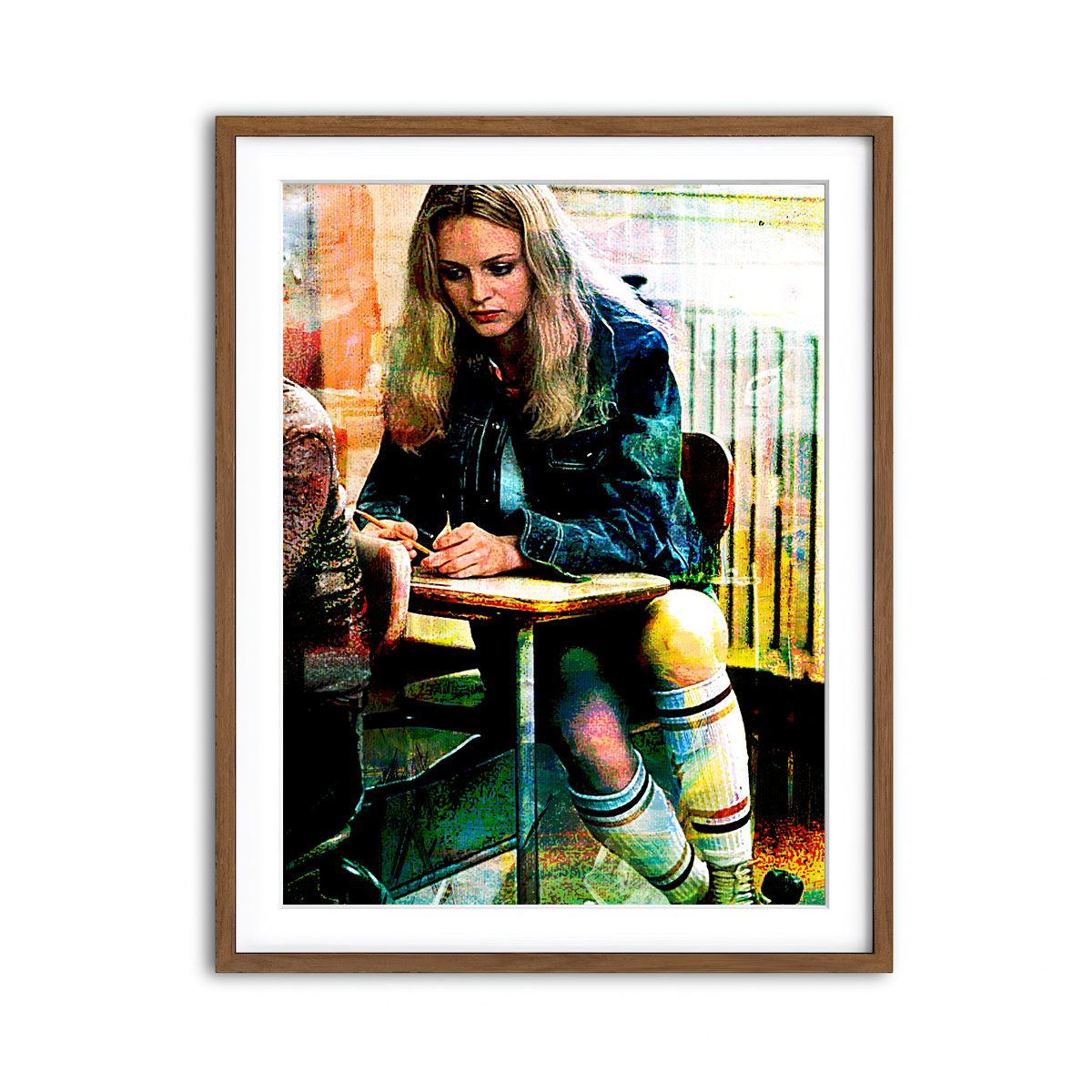 Framed Print 3x4 Walnut