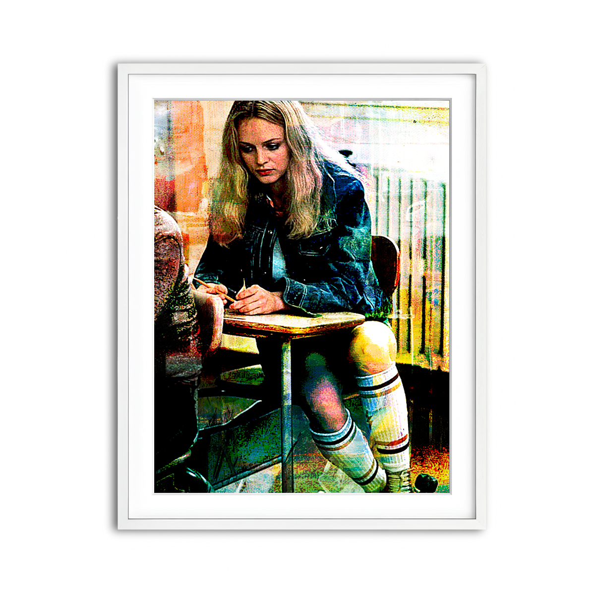 Framed Print 3x4 White