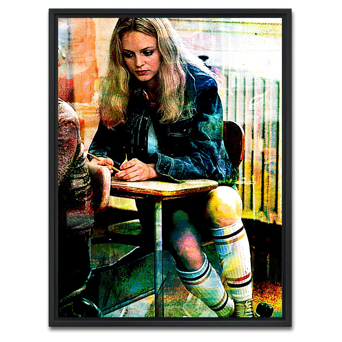 AUTO-MOCKUP WHITE | Rollergirl | 1 Piece | Black Framed Canvas | group=3x4