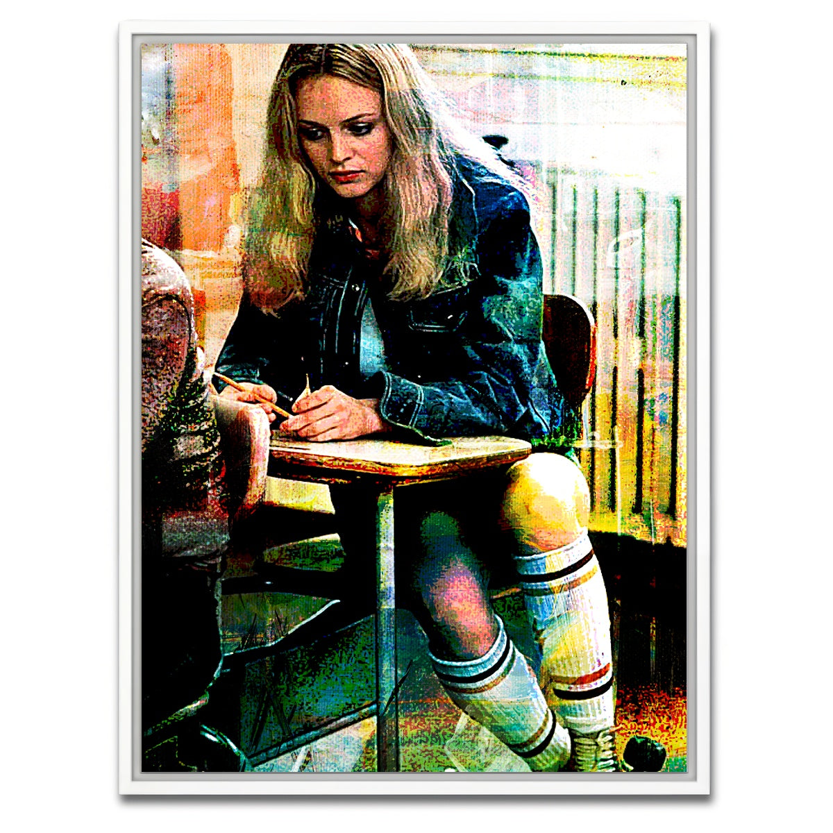 AUTO-MOCKUP WHITE | Rollergirl | 1 Piece | White Framed Canvas | group=3x4