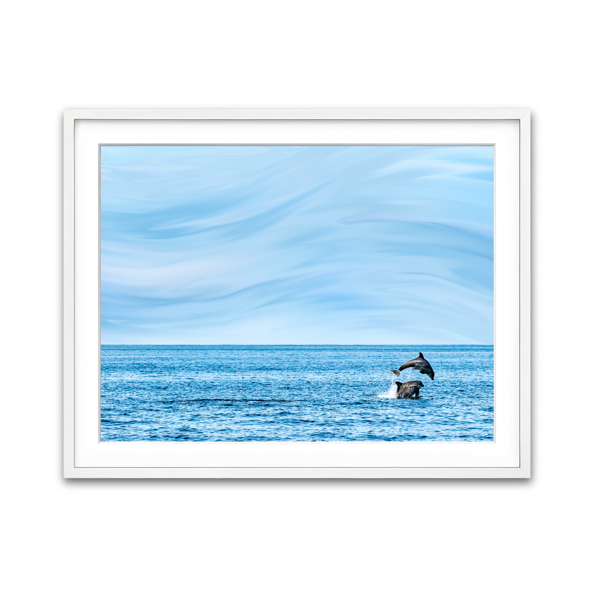 Framed Print 4x3 White