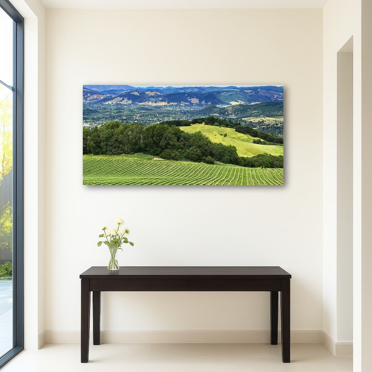 AUTO-MOCKUP ROOM | Rolling hills and vineyards of Sonoma County