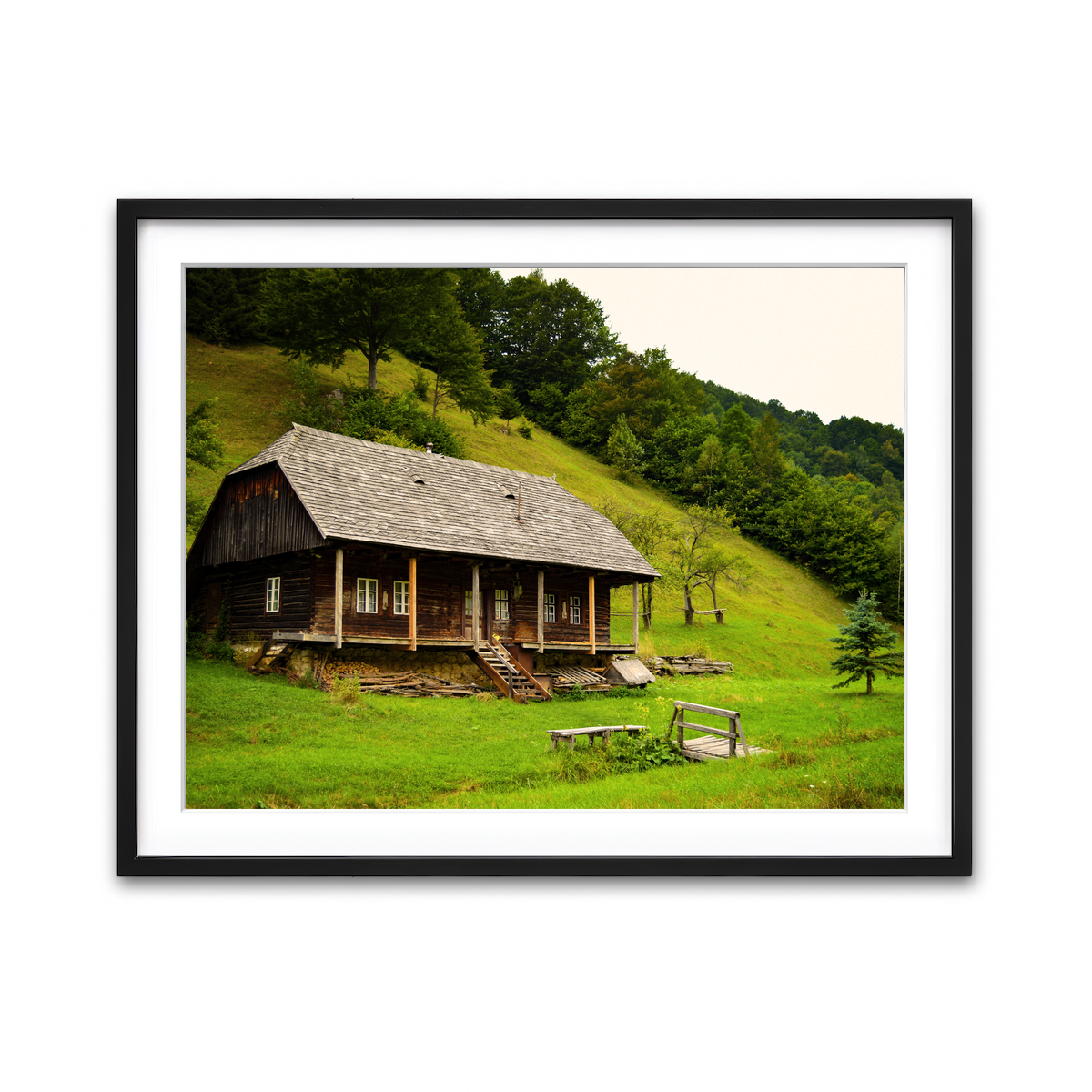 Framed Print 4x3 Black