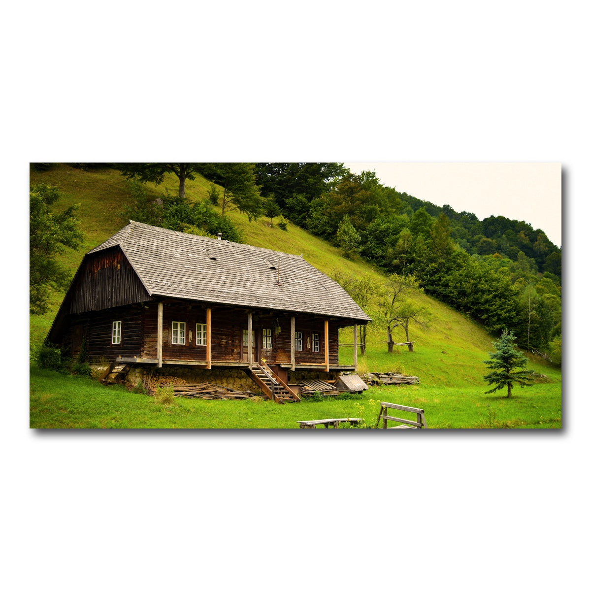 AUTO-MOCKUP WHITE | Romanian Cabin | 1 Piece | Gallery Wrap Canvas | group=2x1