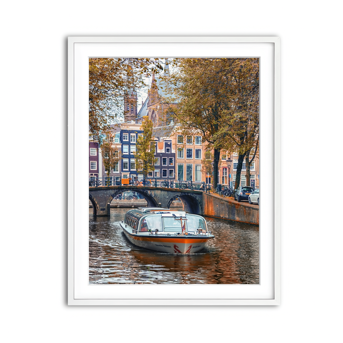 Framed Print 3x4 White
