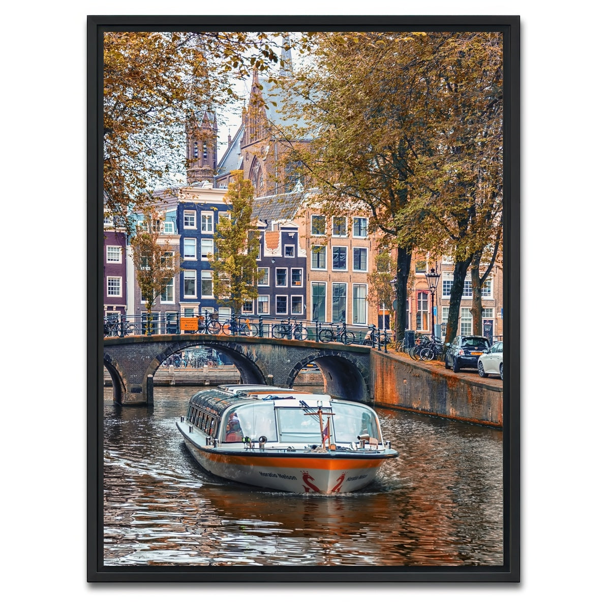 AUTO-MOCKUP WHITE | Romantic Amsterdam | 1 Piece | Black Framed Canvas | group=3x4